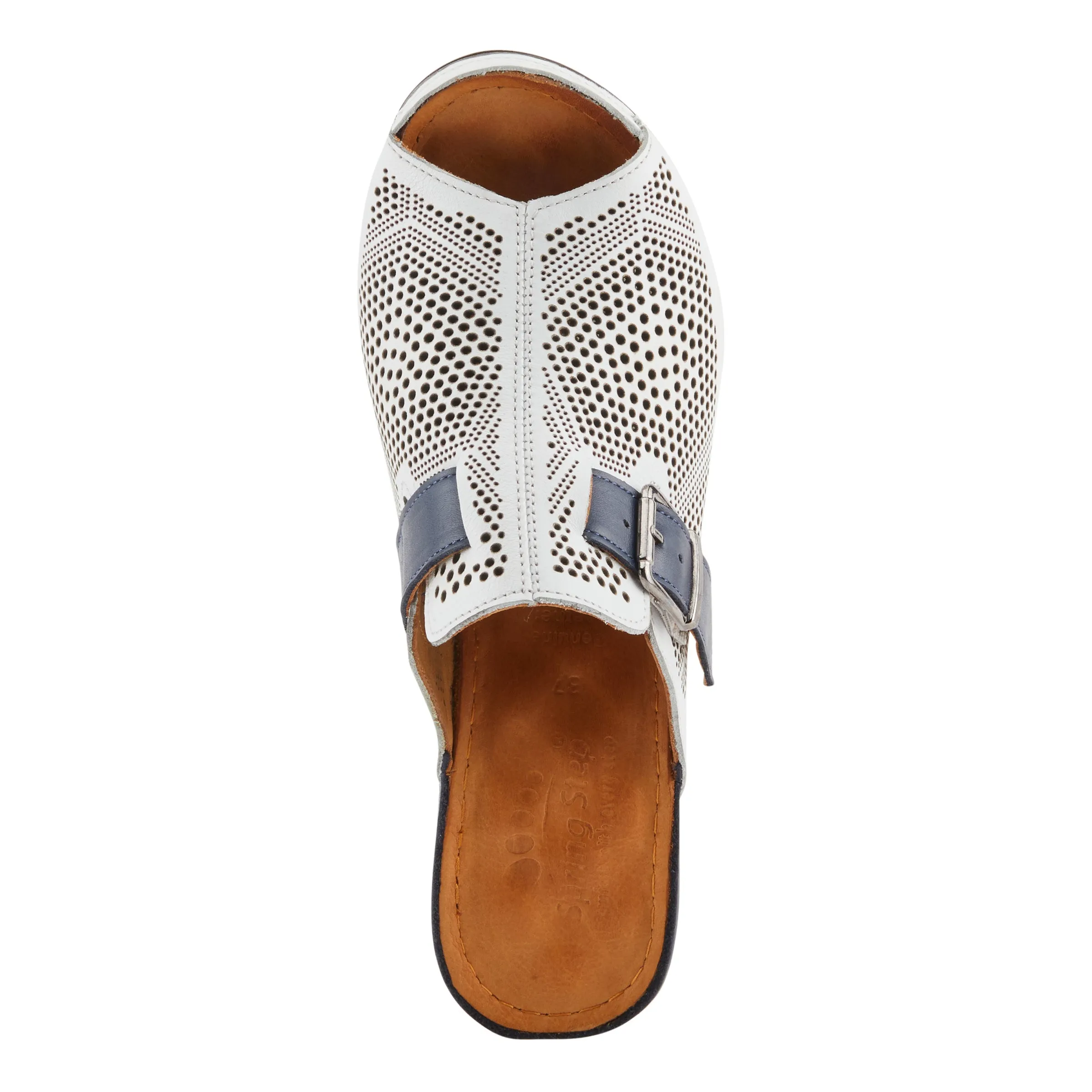 Spring Step Shoes Momelle Sandals Women’s Perforated Leather 3" Heel
