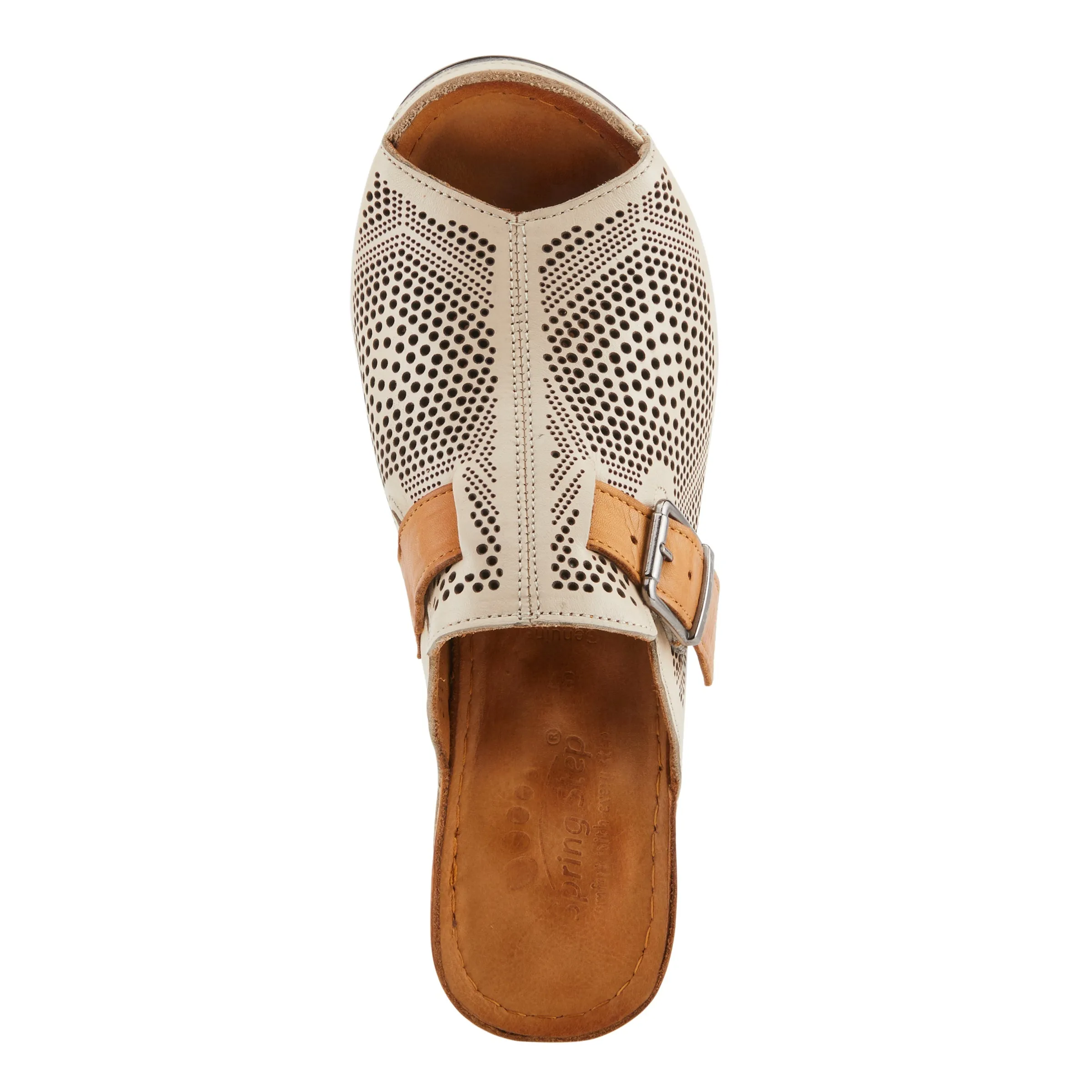 Spring Step Shoes Momelle Sandals Women’s Perforated Leather 3" Heel