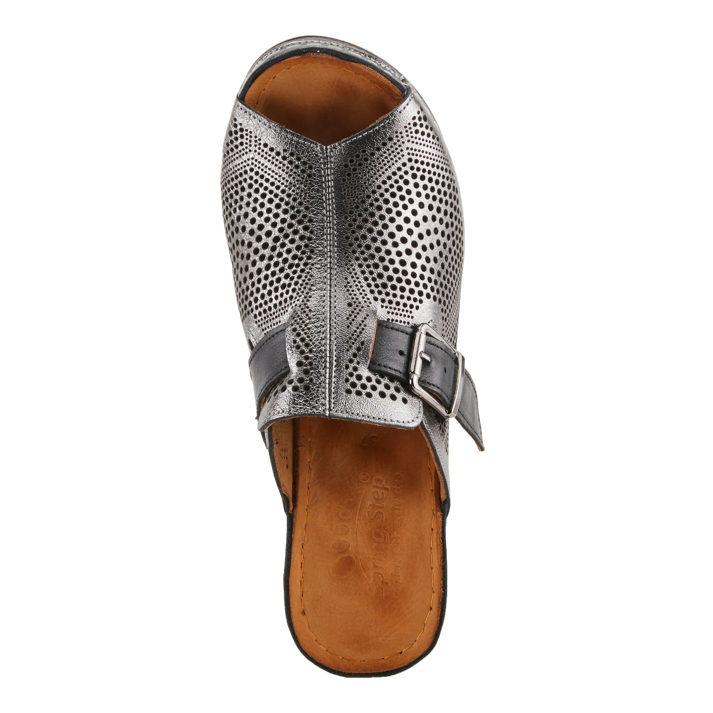 Spring Step Shoes Momelle Sandals Women’s Perforated Leather 3" Heel