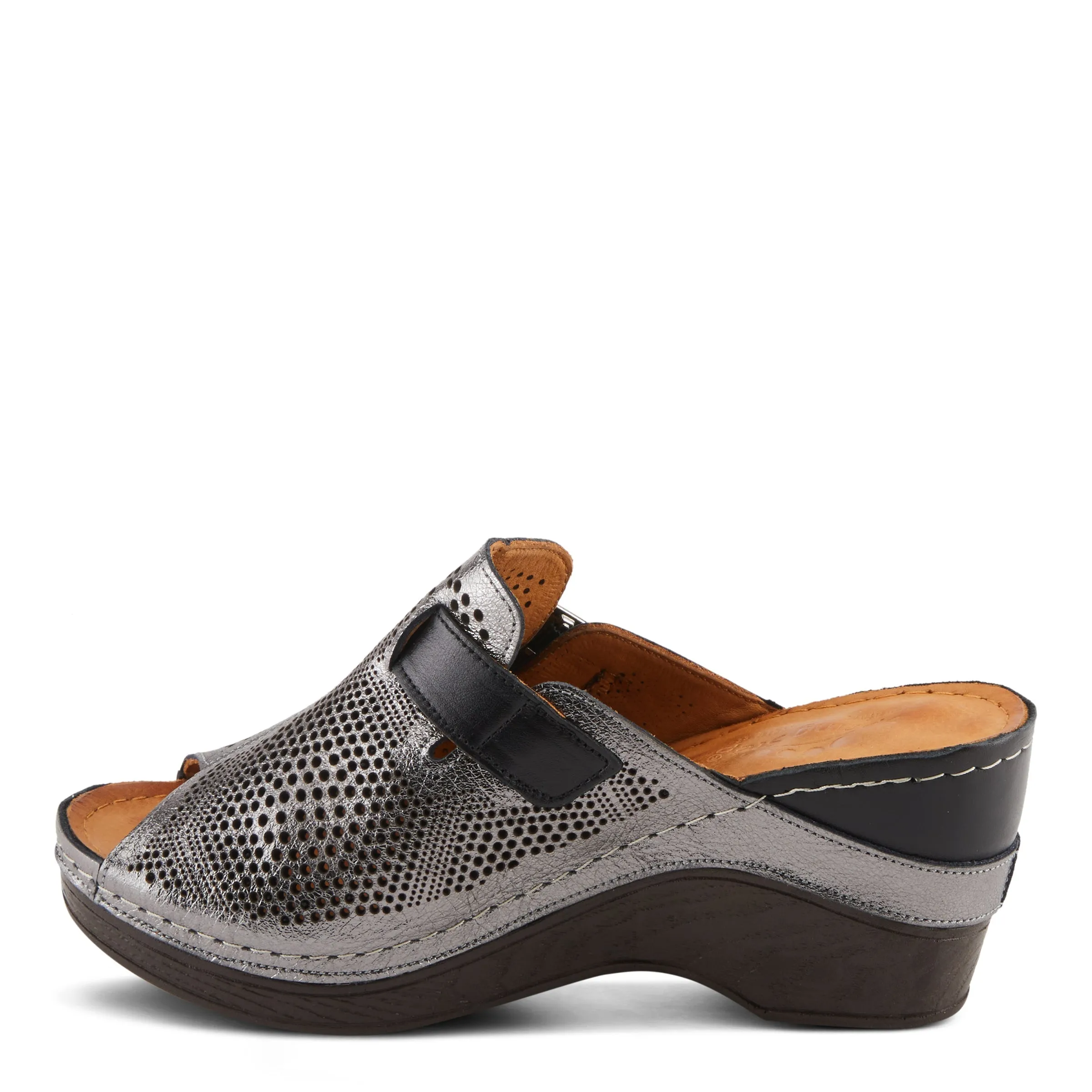 Spring Step Shoes Momelle Sandals Women’s Perforated Leather 3" Heel
