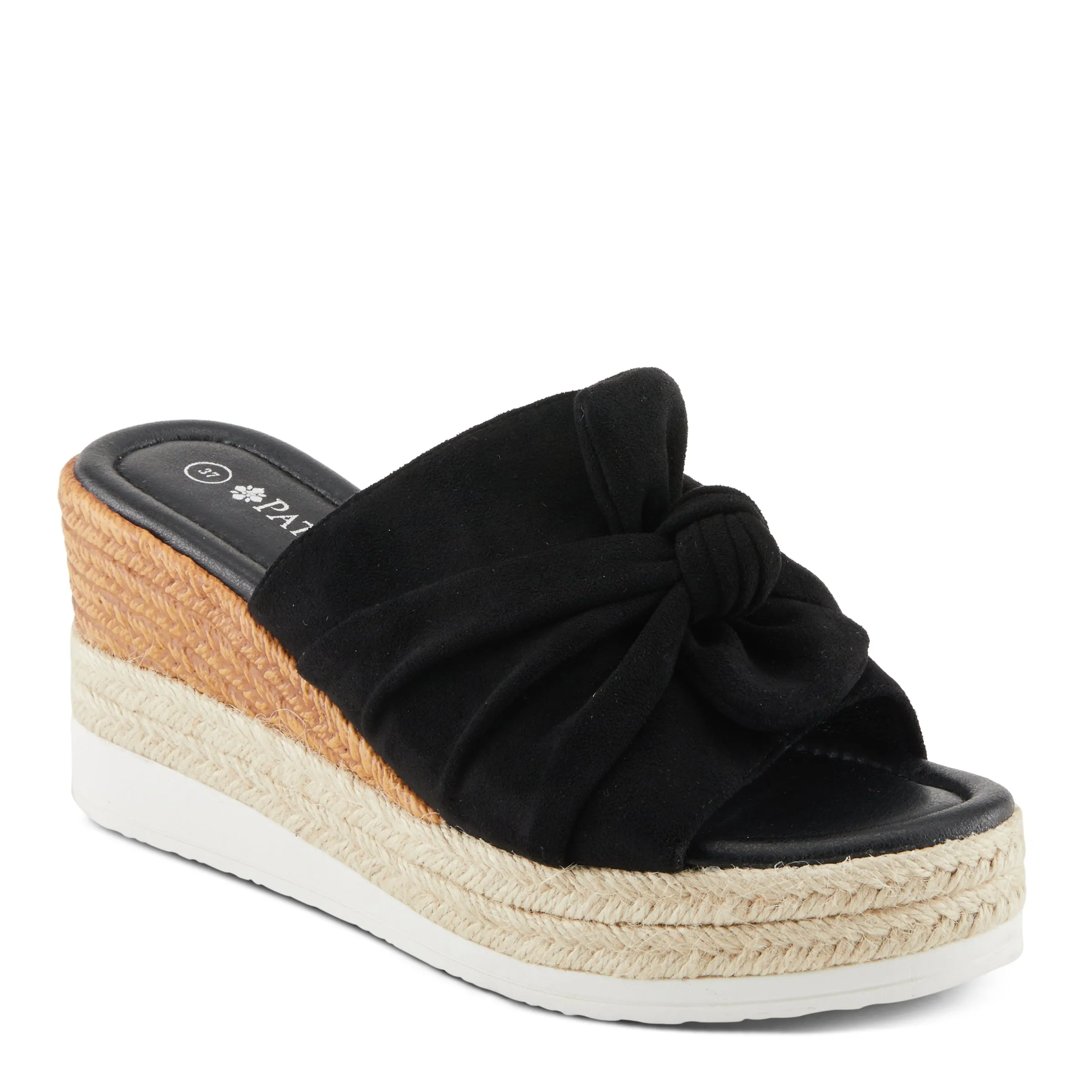 Spring Step Shoes  Patrizia Bellaluce Sandals Women’s Vegan Wedge 3.25”