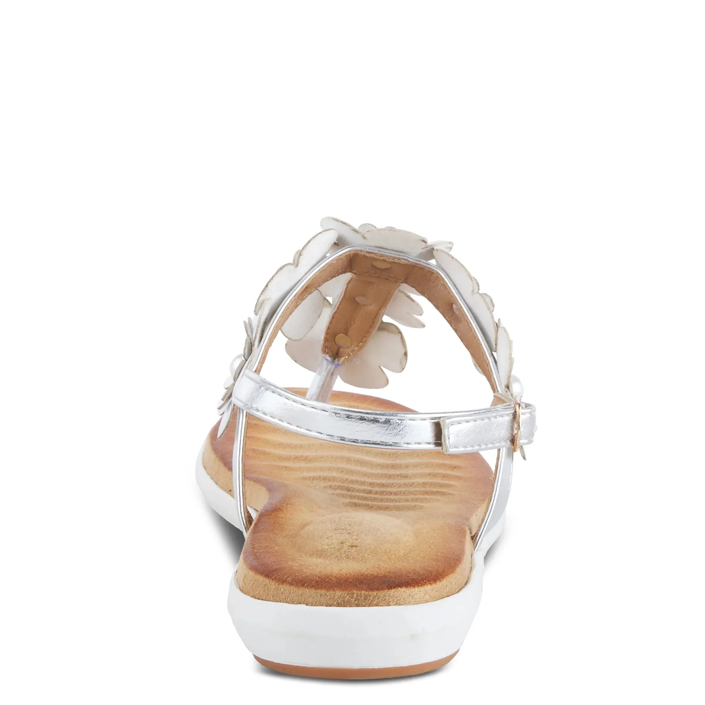 Spring Step Shoes  Patrizia Momento Women’s Vegan Thong Sandals With Flowers