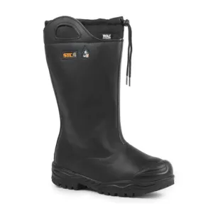 STC Titanium 14" Microfiber Work Boots with Vibram Fire & Ice Outsole, Composite Toe, Puncture-Resist, Metguard Protection, Waterproof, Lock-Fit Ankle