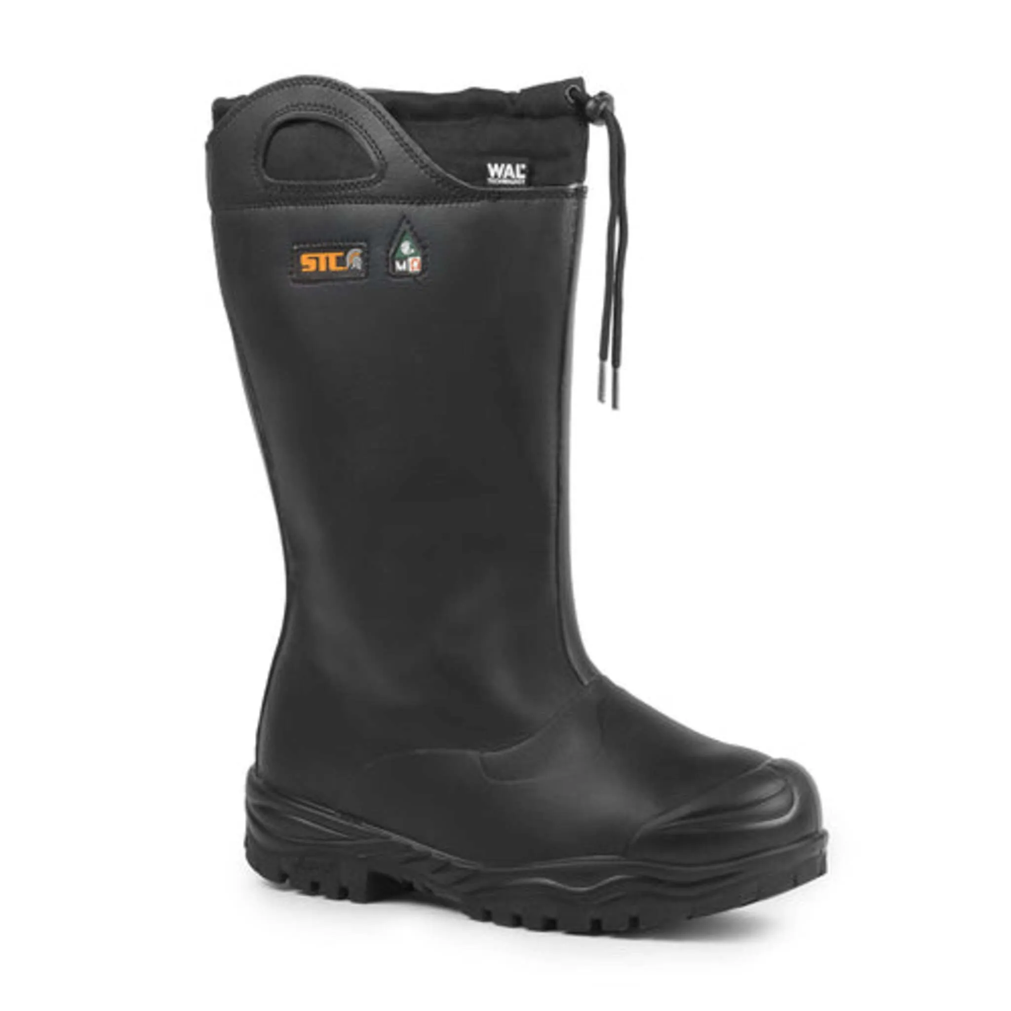 STC Titanium 14" Microfiber Work Boots with Vibram Fire & Ice Outsole, Composite Toe, Puncture-Resist, Metguard Protection, Waterproof, Lock-Fit Ankle