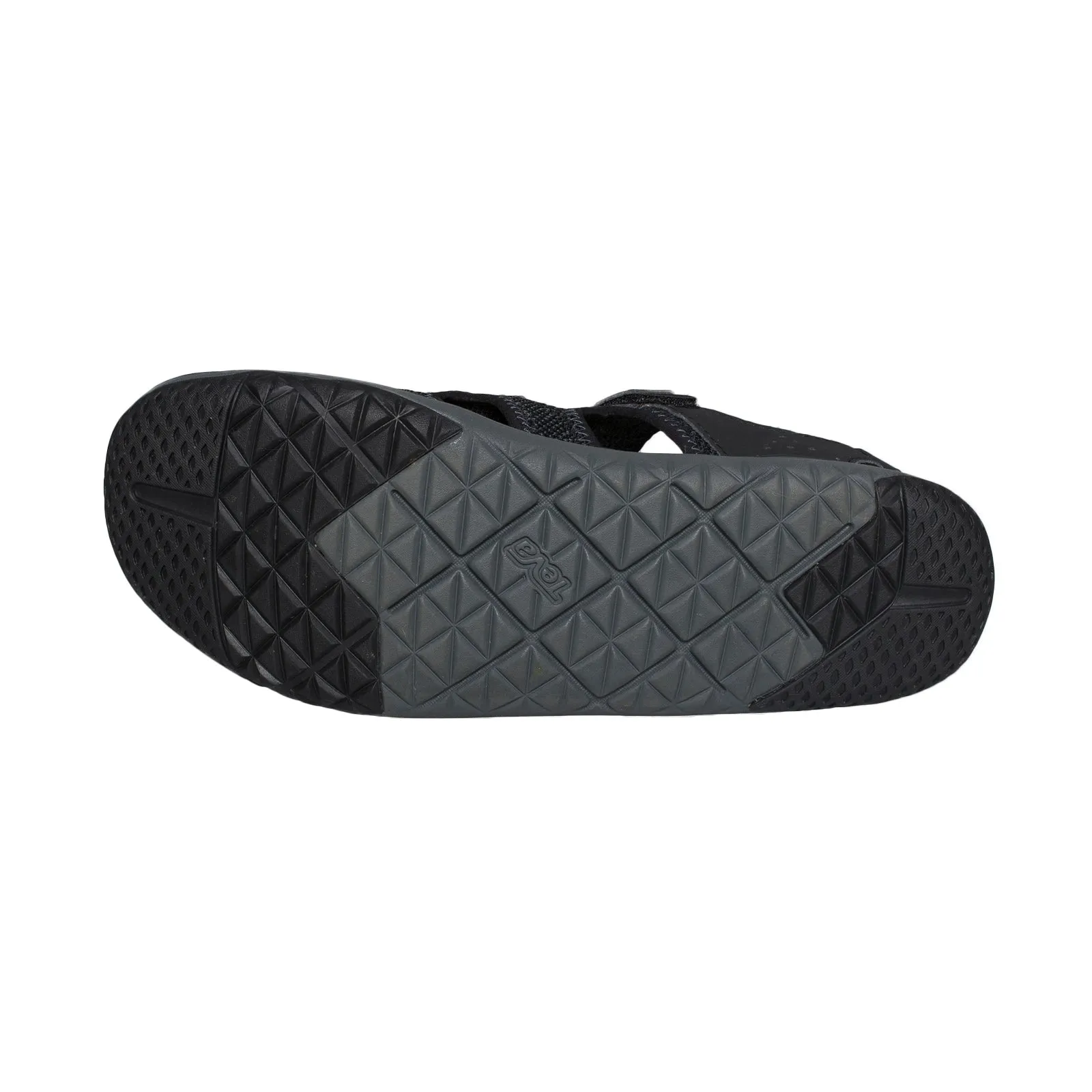 TEVA Terra Float Travel Knit Black Grey Sandals - Men's