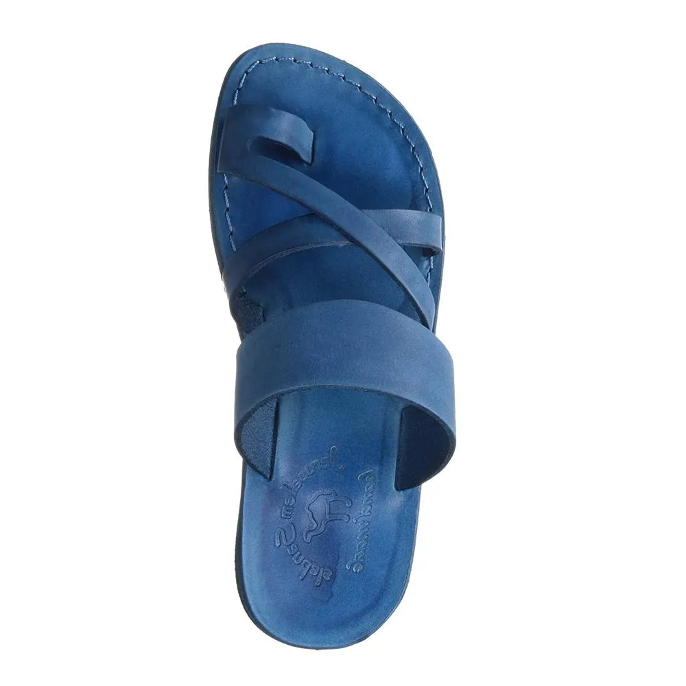 The Good Shepherd - Leather Toe Loop Sandal | Blue