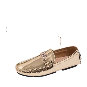 The new loafers loafers fashion mens low help European and American foreign trade Men oversized mens bean shoes foreign trade leisure