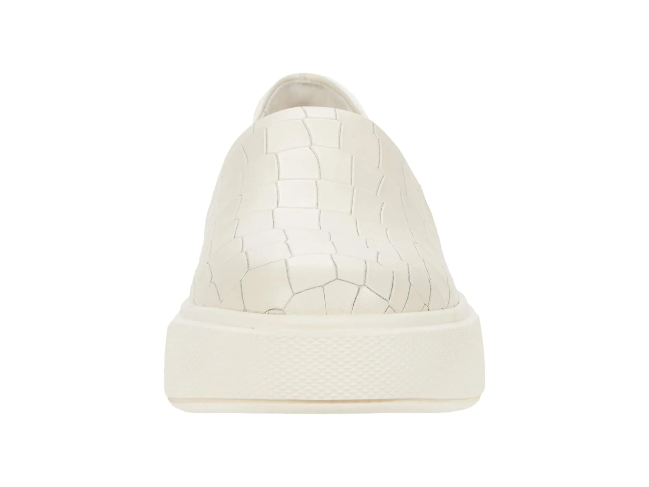 Vince Camuto Abbinna Antique White Platform Wedge Slip on Loafer Sneakers