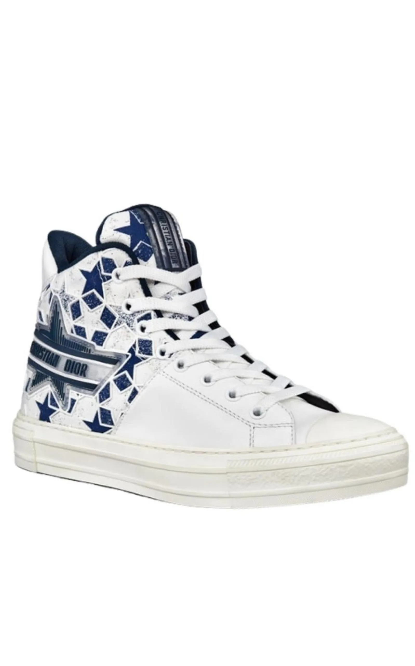 Walk N Dior Star High Top Sneakers