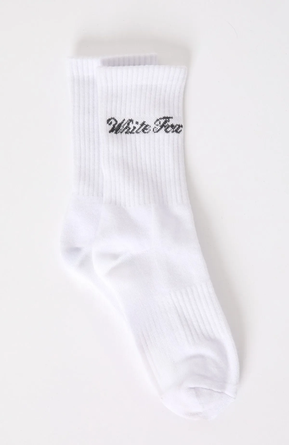 Walk The Same Socks White/Charcoal