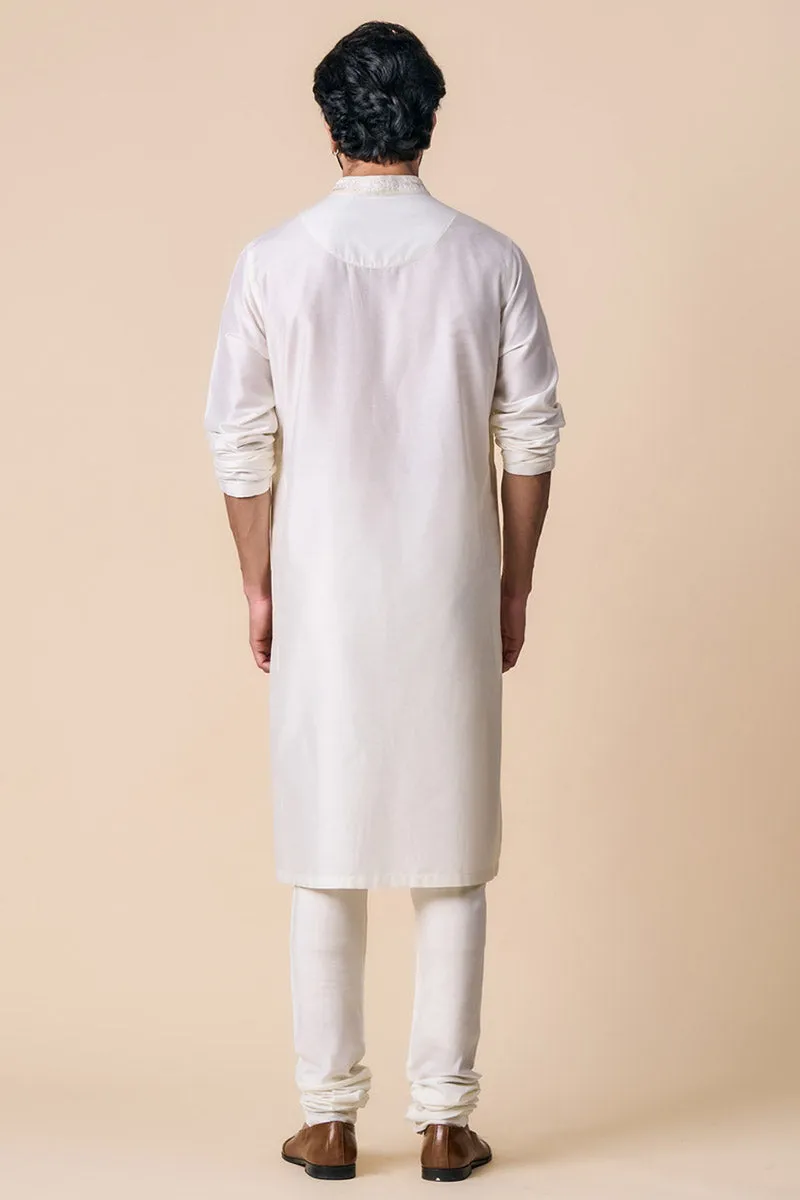 White Kurta Set