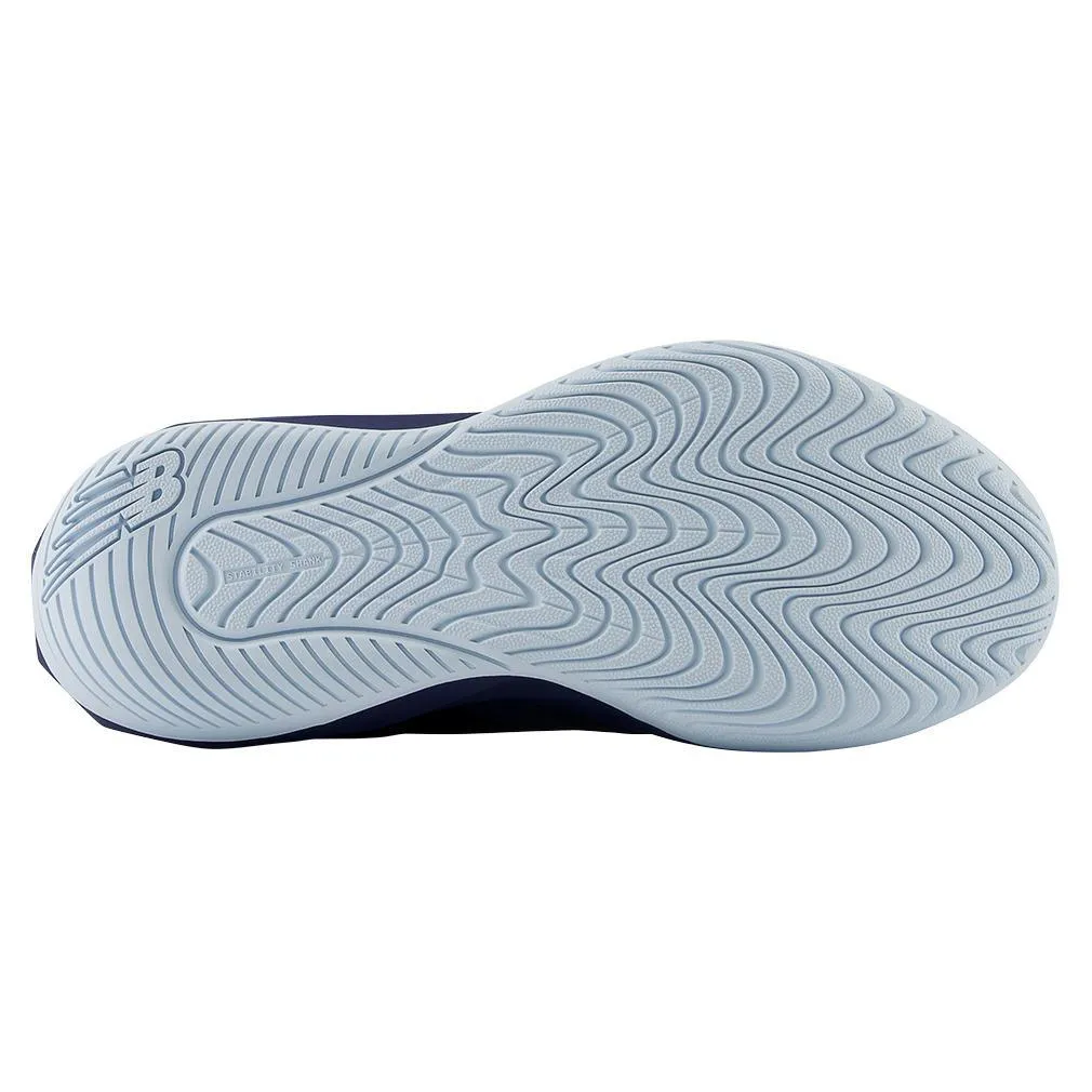 Women`s FuelCell 796v4 D Width Tennis Shoes Navy and Quarry Blue